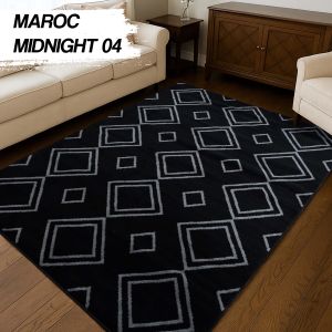 MAROC Karpet Lantai 210x300 Midnight Monokrom - Midnight 04