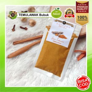 TEMULAWAK BUBUK / SERBUK TEMULAWAK ORIGINAL KUALITAS SUPER  100% ASLI REMPAH KUALITAS PREMIUM uk. SACHET