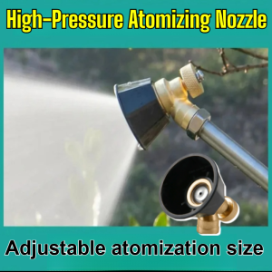 High Pressure Atomizer Nozzles Agricultural Adjustable High Pressure Spray Head Garden Lawn Vegetables Irrigation Spray Sprinkler