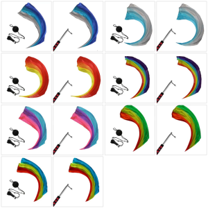 Phụ nữ múa bụng lụa Mạng Che Mặt POI Streamer ném bóng POI Khăn lụa Mạng che mặt với POI chuỗi quả bóng sân khấu biểu diễn đạo cụ