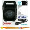 Speaker Aktif Portable DAZUMBA DW 186 - Free MIC. 