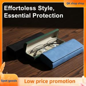 ✨QK shop✨ PU Leather Hard Shell Glasses Case for Men Women Sunglasses Box Durable Eyewear Organizer Ideal for Daily Travel and Office