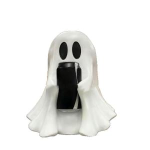 Halloween Specter Beverage Holder Haunting Display Stand For Themed Parties Safe Plastic Interchangeable Can Rack
