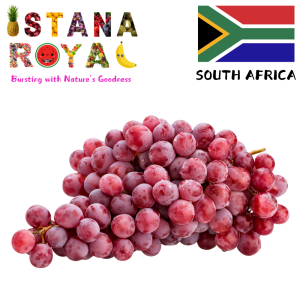 RED SEEDLESS GRAPES IMPORTED FROM SOUTH AFRICA - PACK OF 500G - ISTANA ROYAL FRUITS
