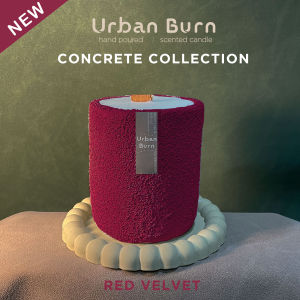 Urban Burn Zen Home Concrete Collection Scented Candle Premium Scent 330g 350g