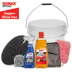 Sonax Starter Wash Bucket Kit 15L Pail with Grit Guard