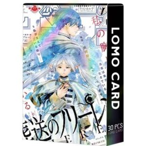 30Pcs/Set Japan Anime Sousou no Frieren Beyond Journeys End Double Sided Printing Card Himmel Frieren Stark Heiter Fern Cards for Gift and collection