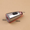Đầu vòi inox thay thế cho vòi bồn rửa chén dây tự rút có nút chuyển chế độ nước. 