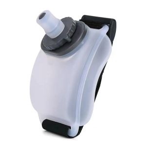 (SG Seller) Mini Running Wrist Water Bottle Kettle Holder Wrist Storage Bag Hydration Pack Soft Flask For Marathon Riding Fitness Climbing-SP01