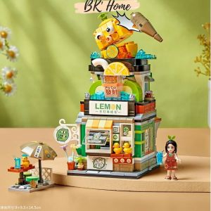 Đồ chơi lắp ráp khối xây dựng Loz mini mô hình lemon tea shop 1294