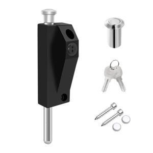 ล็อคประตูกรอบอัลลอยด์ล็อคอลูมิเนียมพื้นสำหรับร้านค้าโถส้วมห้องน้ำถังแนวตั้งหนาสลักประตูใช้งานง่าย