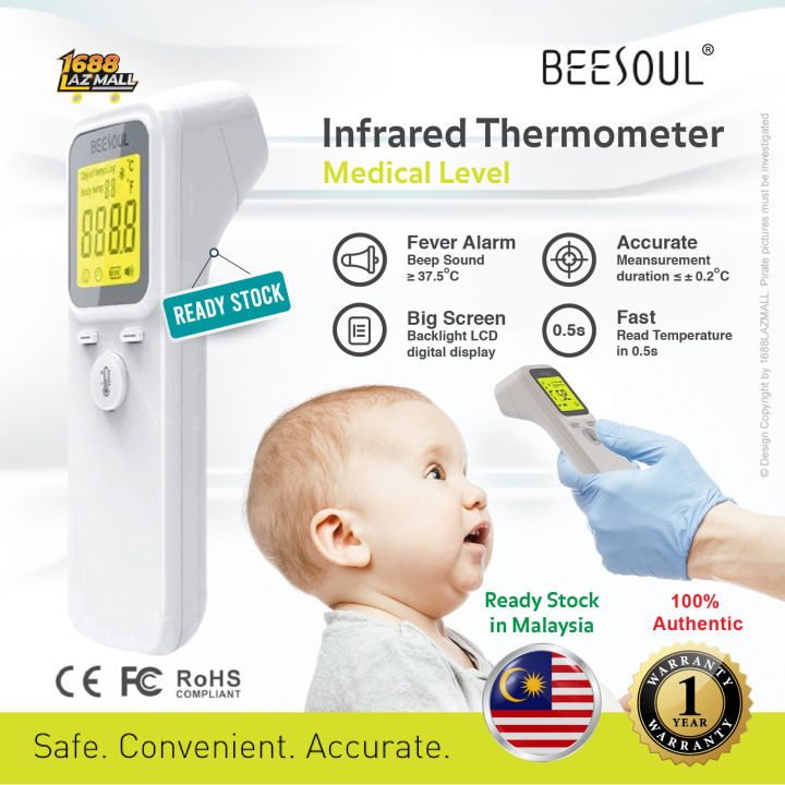 [READY STOCK] BEESOUL THERMOMETER noncontact forehead Digital Beesoul