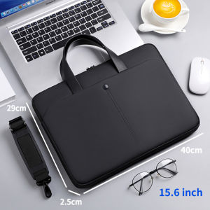 Laptop Bag 15.6 inch Bag For Laptop PU Waterproof Laptop Case Shockproof Business Office Bag Briefcase 29x40cm
