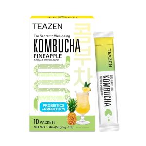 Trà Teazen Kombucha Pineapple Vị Dứa 10 Gói Hàn Quốc