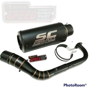 Knalpot SC PROJECT AEROX New Lama NMAX new lama PCX 150 PCX 160 VARIO 125 150 160 BEAT SCOPY MIO ADV