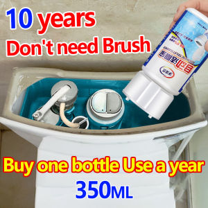 Toilet Bowl Cleaner Deodorizer Automatic Flush Bathroom Detergent Cleaner 350g Dirt Removal Stain