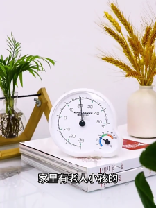 Nhiệt độ linh hoạt và Nhiệt kế Máy đo độ ẩm ABS để quản lý khí hậu hiệu quả trong nhà kính không gian sống