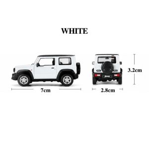 1/64 SUZUKI Jimny Toy Car Model for Children Diecast Metal Miniature SUV Off Road Vehicle Pull Back Collection Gift For Kid Boys