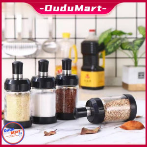 DuduMart Glass Jar Spice Airtight Containers Glass Seasoning Jar seasoning Bottle kitchen Dispensers