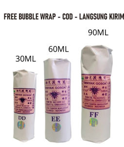 (FREE BUBBLE WRAP) MINYAK TAWON DD 30ML EE 60ML FF 90ML / MINYAK TAWON GOSOK URUT PIJAT - ZEE1