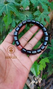 Gelang Kayu Galih Kelor Hitam dan Bidara Kombinasi Ukuran 10mm - Bracelets