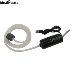 IDealHouse new IN stock Portable Mini Oxygen Pump Ultra-quiet Usb Charging Air Pump Air Compressor Fish Tank Aquarium Accessories