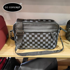 CC CONCEPT Waterproof Man Men Sling Bag PU Messenger Bag Crossbody Bag Shoulder Bag Beg Silang Beg Sandang Lelaki