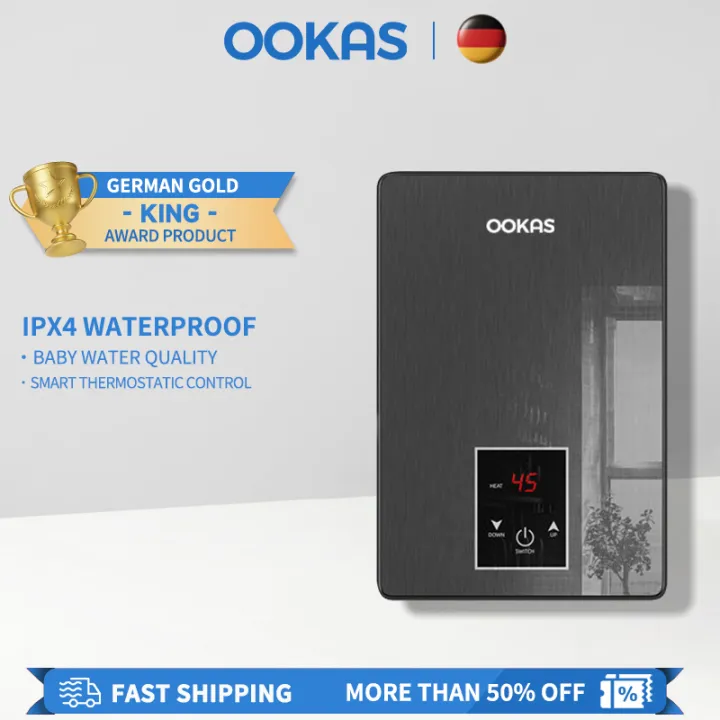 🔥 🔥 OOKAS Water Heater Electric 220V shower heater Electric