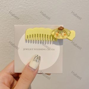 2022 Korean Cute Comb Hairpin Female Side Bangs Clip Cartoon Comb Hairpin Headwear