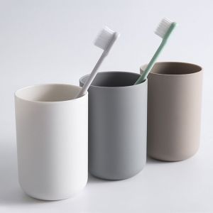 ZYJC Healthy Nordic Style for Juice Milk Cup Tea Cup Drinkware Organizer Bathroom Supplies Storage Toothbrush Holder Bathroom Tumblers Water Mug Mouthwash Cup