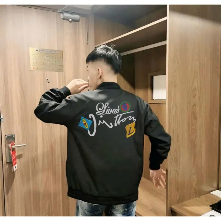 Áo Khoác Gió nam Nữ Luôn Vui Tươi 92 Bo Gân-Áo Bomber Gió 2 Lớp Hàng ...