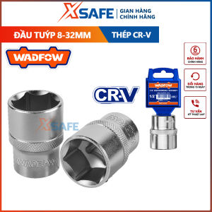 Đầu tuýp 8-32MM WADFOW sử dụng chất liệu 50BV30 mạ crom xử lý nhiệt tốt ép đùn lạnh chịu nhiệt mở bu long đai ốc trong sửa chữa ô tô xe máy… - chính hãng