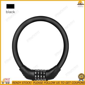 【SFBagFactory】Bicycle Security Lock Anti-theft 4 Digit Password for MTB Road Bike Cable Locks【Ready Stock】