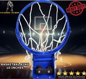 Classic audio Basketball Ring With Spring 10 inches (Heavy Duty) (Oringinal)
