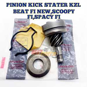 Gear Gigi Pinion Kick Stater Starter Selah Honda Beat FI New KZL KUALITAS ORIGINAL ORI ASLI/RING GEAR ORI ASLI AHM