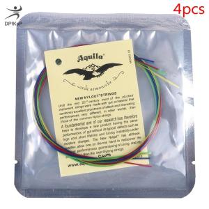 DP👓🧤🎾 Bộ 4 dây đàn guitar UKULELE dây nylon đầy màu sắc cho đàn Ukulele 21/23/26 inch