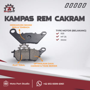 KAMPAS REM DEPAN BELAKANG R25 XMAX MT25 X MAX XWZ
