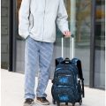 (48 hours delivery)Trolley children's school bag  kindergarten girl bag trolley backpack 6-wheel stair trolley bag for kids boys trolley bag for kids girls  Backpacks Trolley school bag with wheels. 
