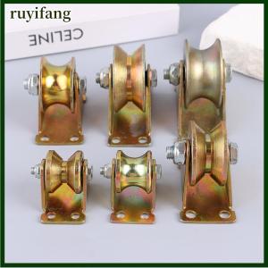 ruyifang V U Rãnh Bánh Xe 1.2 2 2.5 Bánh Xe Cửa Trượt Bánh Xe Nhiệm Vụ Nặng Nề Cứng Nhắc Con Lăn Cho Cửa Lăn