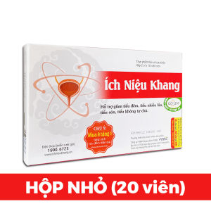 ÍCH NIỆU KHANG - Hỗ trợ giảm tiểu đêm tiểu nhiều lần tiểu són bàng quang tăng hoạt OAB.