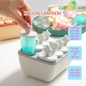Khuôn Làm Kem DIY Lúa Mạch 8 Que An Toàn