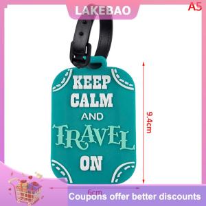 【LAKEBAO】 1 cái thẻ du lịch thẻ hành lý du lịch nhãn Vali silica gel thẻ địa chỉ Tên ID thẻ lên máy bay hành lý nhãn xách tay