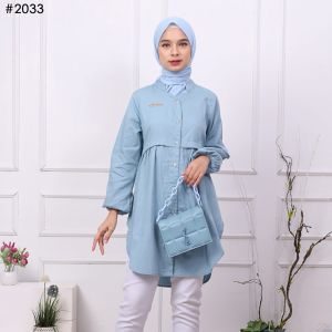 99 long Tunik atasan Wanita dewasa premium bahan cotton yokka one size (33)