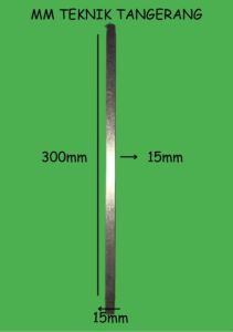 Spi 15 mm 15x15x300 15x17x300 Spie Pengunci Pully Sepi Penahan Puli Pengencang Kunci Pulley