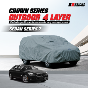 4 Layer Cover Bmw Series 7 Sarung Mobil Super Outdoor Anti UV & Waterproof  BRICKS