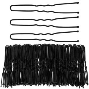 1-100PCS Black Hair U-shaped Hairpin Bridal Style Clip Hairpin Japanese and Korean Popular Hairpin Hair Accessories