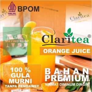 Bubuk Minuman Jeruk Orange 1 kg / Claritea Bubuk Minuman Jeruk Orange / Bubuk Minuman