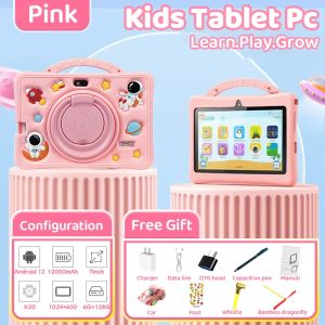 🔥SG Stock+Free Case🔥2025 New Arrival ?7 inch Android 12 Cartoon Cat Kids Tablet Gifts for Children Smart Toy