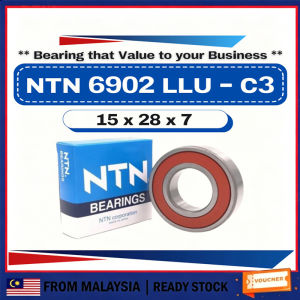 NTN 6902 LLU ( 15 x 28 x 7 ) 100% ORIGINAL Made In JAPAN Sealed Type Deep Groove Ball Bearings