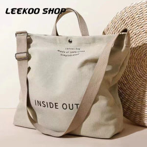 Cross-body portable dual-purpose bag for male and female students tutor bag canvas large-capacity classroom bag